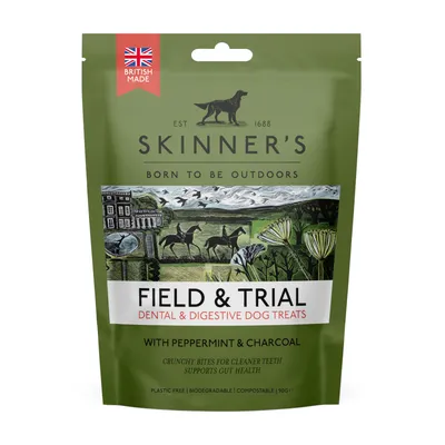 Skinner's Field & Trial Dental and Digestive Dog Treats - Saver Pack: 8 x 90g