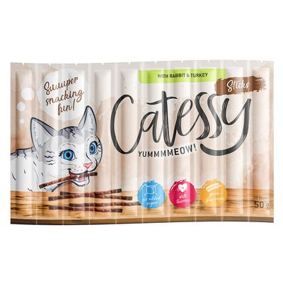 Catessy Sticks - 10 kpl kani, kalkkuna & hiiva