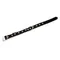 Heim Halsband Edelweiß, schwarz/natur 36 - 44 cm Halsumfang, 25 mm breit