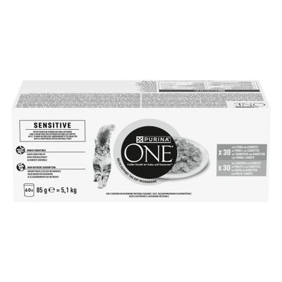 PURINA ONE Sensitive Mix Adult 60 x 85 g 60 x 85 g