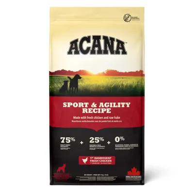 Acana Sport & Agility Pui & cambulă crudă - 17 kg Acana Sport & Agility Pui & cambulă crudă - 17 kg