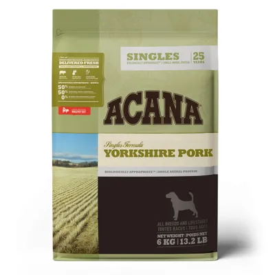 Acana Singles z wieprzowiną Yorkshire - 6 kg Acana Singles z wieprzowiną Yorkshire - 6 kg