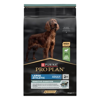 PURINA PRO PLAN Large Adult Athletic Sensitive Digestion агнешко и ориз 10 кг