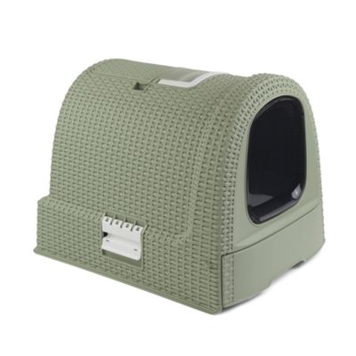 Curver Litieră pentru pisici  - verde: L 51 x l 38,5 x î 39,5 cm