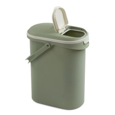 Curver Futterbehälter für Hunde/Katzen, grün - 10 Liter, bis 4 kg Trockenfutter