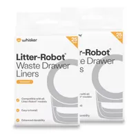Zelfreinigende kattenbak Litter-Robot 4 - Accessoires: Lade-inzetstukken, 50 stuks, wit