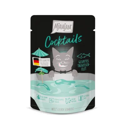 MjAMjAM Cocktails Tonno 12 x 40 g - Filetto di Tonno MjAMjAM Cocktails Tonno 12 x 40 g - Filetto di Tonno