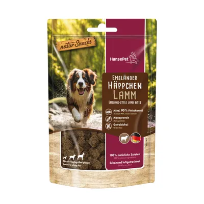 Hansepet Natur Snacks Emsländer Häppchen - Lamm Hansepet Natur Snacks Emsländer Häppchen - Lamm