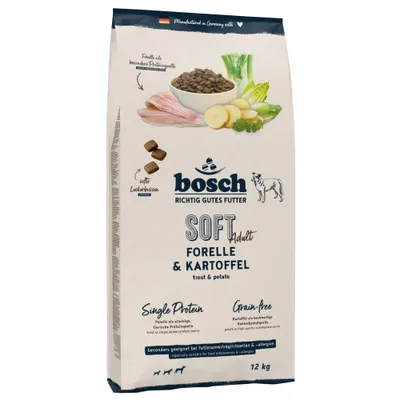 bosch HPC Soft Adult Trota & Patate - 12 kg bosch HPC Soft Adult Trota & Patate - 12 kg