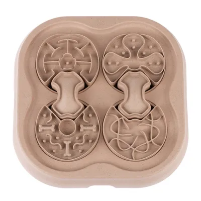 TIAKI Intelligence Toy Slow Feed Puzzle - L 34.8 x W 34.8 x H 5.7 cm
