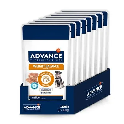 Advance Veterinary Diets Dog Weight Balance - Dubbelpak: 16 x 150 g