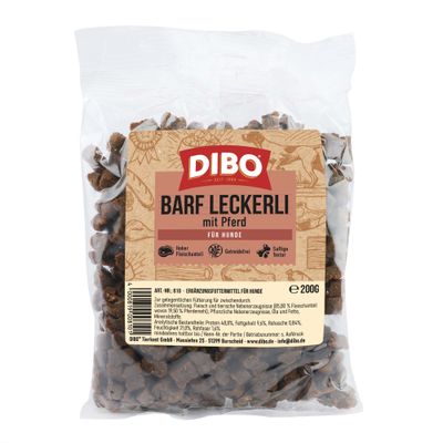DIBO BARF godbit med hest 200 g