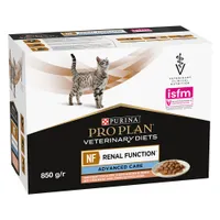 PURINA PRO PLAN Veterinary Diets NF Renal Function Advance Care saumon pour chat - 10 x 85 g