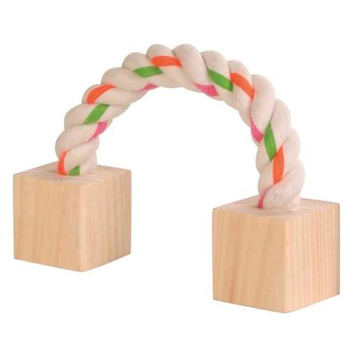 Trixie leksak med träklossar ca L 20 cm