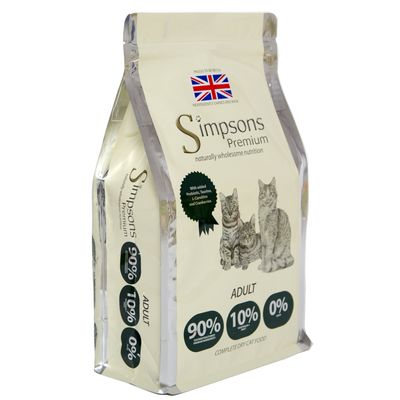 Simpsons Premium Adult Cat 90/10 Mixed Meat & Fish Dry Cat Food 6kg