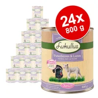 Πακέτο Προσφοράς Lukullus Junior 24 x 800 g - Μεικτό Πακέτο, 2 είδη