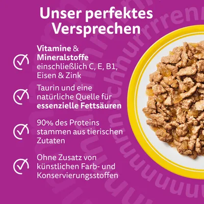 Jumbopack Whiskas Senior Frischebeutel 144 x 85 g - 7+ Geflügelauswahl in Gelee