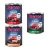 Megapakiet Rocco Classic, 24 x 800 g Ekskluzywny mix: czysta wołowina, wołowina/łosoś, wołowina/kaczka