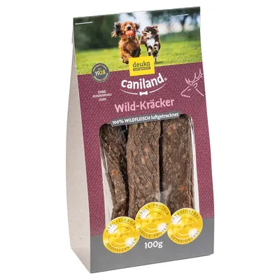 Caniland, krakersy z dziczyzną - 100 g