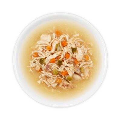 Cosma Soup 6 x 100 g - Pechuga de pollo y salmón con calabacín y zanahoria