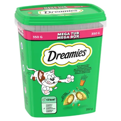 Dreamies Mega Tub - Catnip (350g)