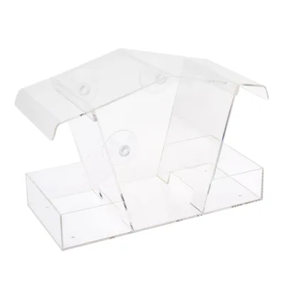 TIAKI bird feeder for the window - L 15 x B 11 x H 23 cm