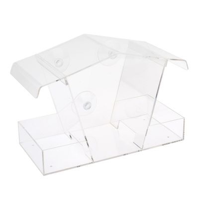 TIAKI fågelmatare för fönster L 15 x B 11 x H 23 cm
