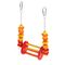 TIAKI balançoire pour oiseaux Taille M: L 28 x l 17,8 x H 8,9 cm