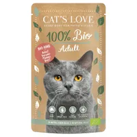 Cat's Love Bio 6 x 100 g - Bio marha
