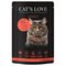 Cat's Love 24 x 85 g pour chat pur bœuf
