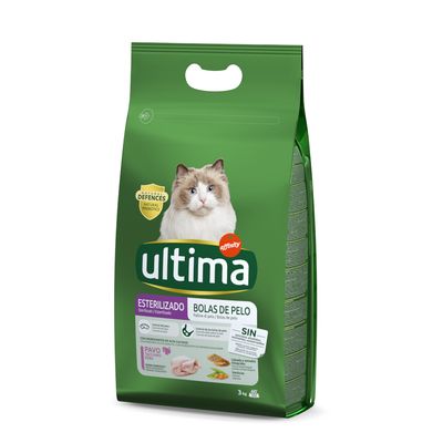 Ultima Sterilised Hairball Turkey 3kg