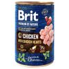 Brit Premium by Nature 6 x 400 g umido per cane Pollo