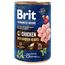 Brit Premium by Nature 6 x 400 g umido per cane Pollo