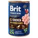 Brit Premium by Nature 6 x 400 g umido per cane Pollo