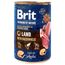 Brit Premium by Nature 6 x 400 g umido per cane Agnello