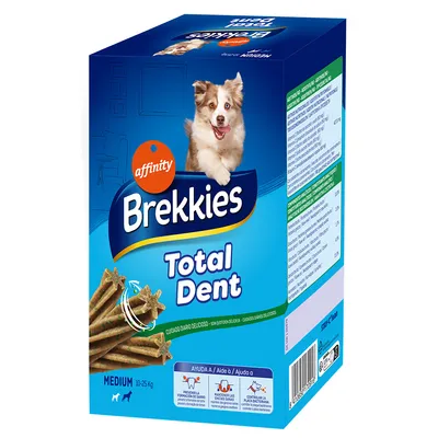 Brekkies Total Dent für mittelgrosse Hunde - 4 x 180 g