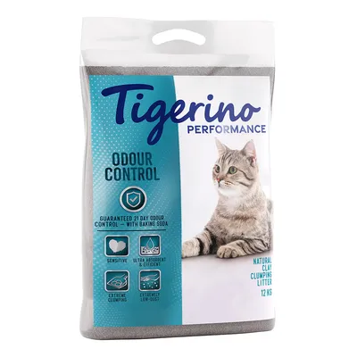 Sparepakke: 2 x 12 kg Tigerino Special Care & XL Grain - Odour Control med Natron - uparfumeret (2 x 12 kg)