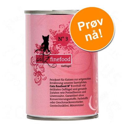 catz finefood prøvepakke 6 x 400 g