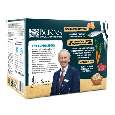 Burns Variety Box vådfoder til hunde 6 x 395 g - Mixpakke (4 smagsvarianter)
