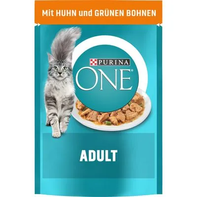 Purina ONE Kattenvoer 26 x 85 g - Senior 7+ Kip / sperziebonen (26 x 85 g)