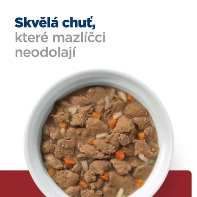Text v češtine: Skvělá chuť, které mazlíčci neodolají