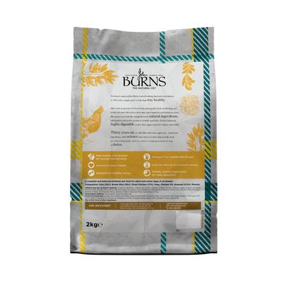 Burns Weight Control Adult & Senior - Chicken & Oats - 2kg