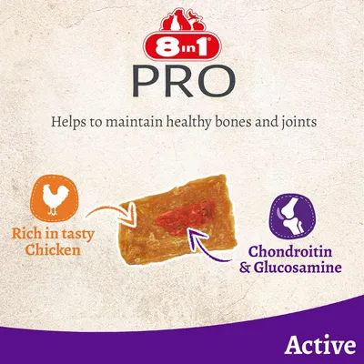 8in1 Fillets Pro Active - Ekonomipack: 3 x 80 g