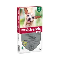 Advantix® 40/200 Spot-On Solution voor Honden tot 4 kg - 4 Pipetten x 0,4 ml - BE