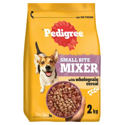Pedigree Mixer Small Bite with Wholegrain Cereals - Multibuy: 2 x 2kg