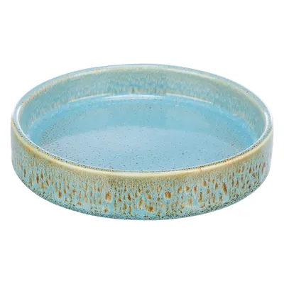Trixie Keramiknapf, blau - 2 x 250 ml, Ø 15 cm