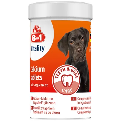 8in1 Vitaliteit Calcium Tabletten - 155 tabletten