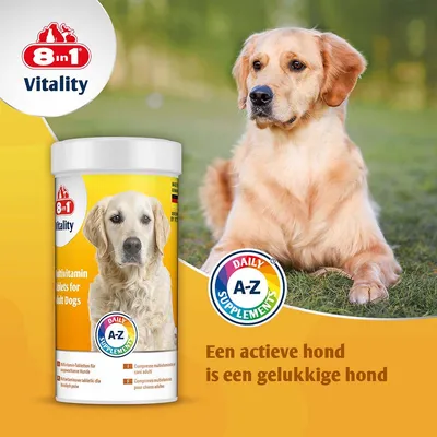 8in1 Vitaliteit Multivitamine Tabletten Volwassenen - Dubbelpak: 2 x 70 Tabletten