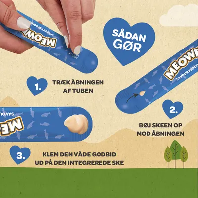 Meowee! Savoury Spoonable 4 x 14 g - Kylling