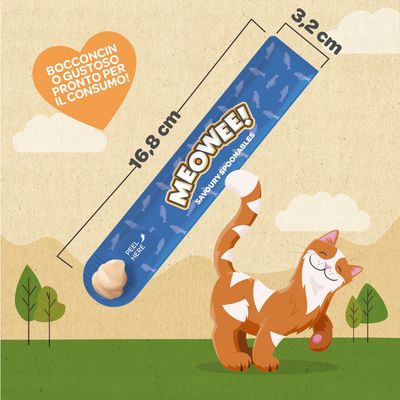 Meowee! Savoury Spoonables 4 x 14 g - Tonno